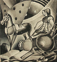 1930 год. Бумага, тушь. 37х35