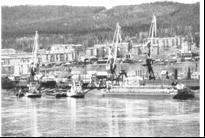 Осетрово, порт на Лене