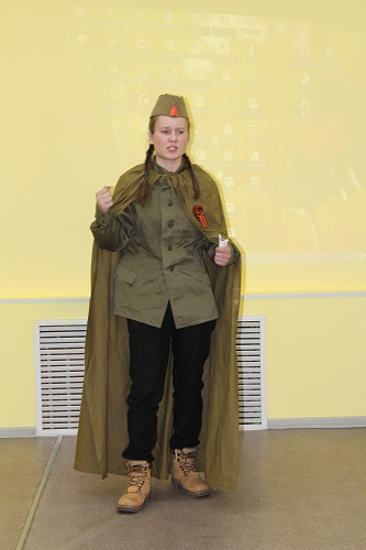 «Мы сами пишем о войне». Конкурс чтецов. Лауреат конкурса - Костенко О.