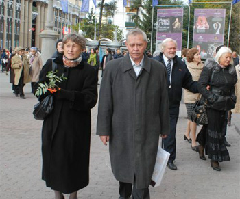 Распутин Валентин Григорьевич. С Супругой Светланой Ивановной.