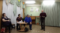 «Поэзии чарующие строки». Встречи с членами Союза писателей России 
в усть-илимских библиотеках (на встрече в библиотеке им. Ю. Ф. Федотова)